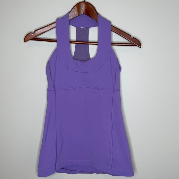Lululemon lavender dusk Scoop Neck yoga tank top 4